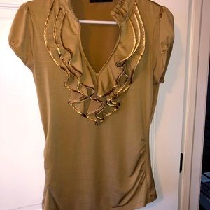 Heart and Soul medium gold blouse